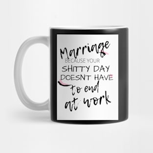 funny marriage Mug